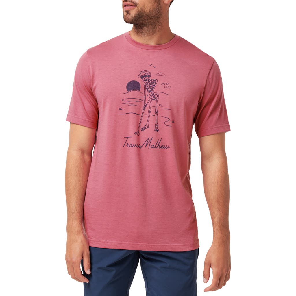 Travismathew Lost Weekend Graphic T-shirt In Pink