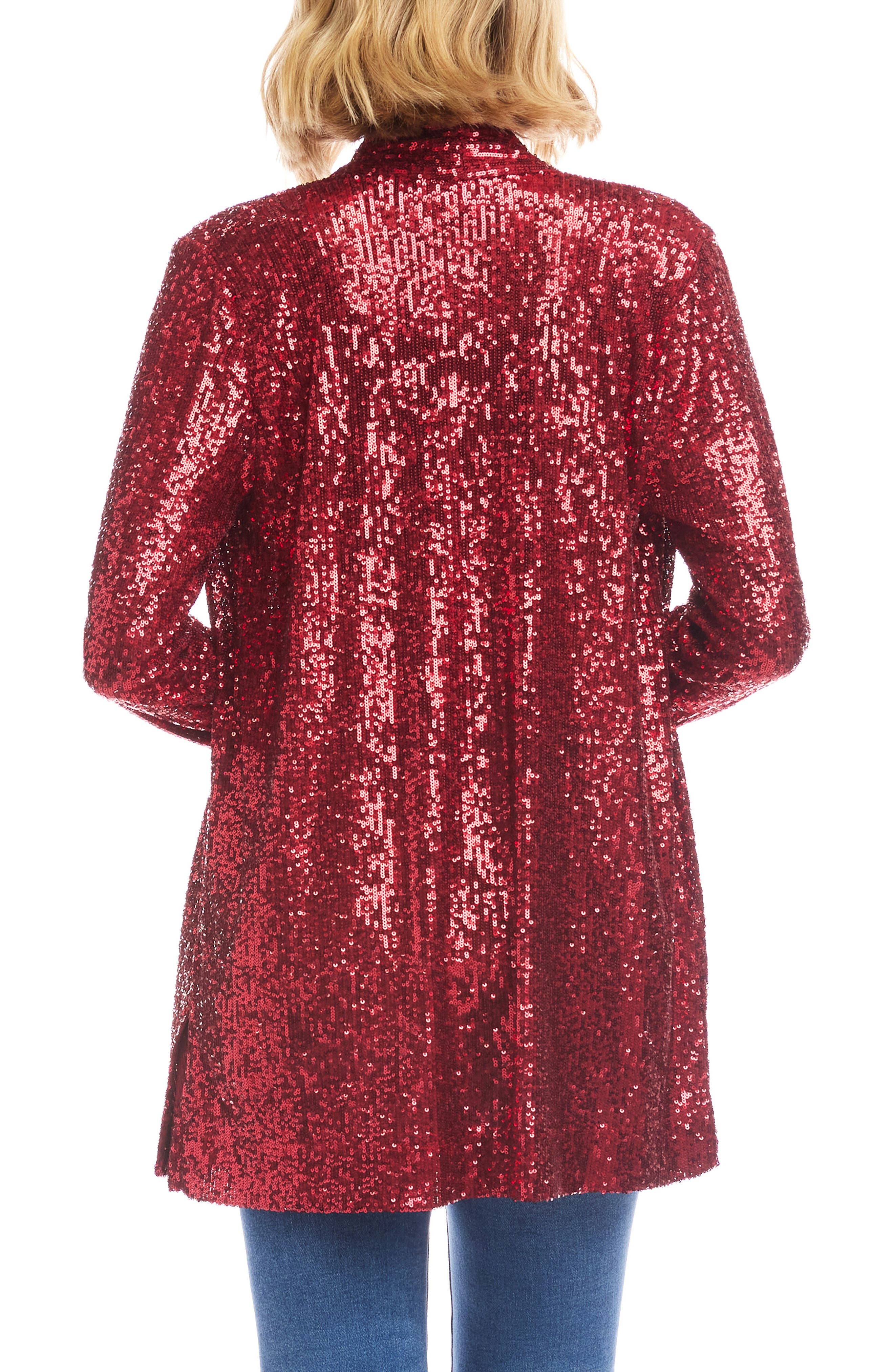 Sequin Open Front Jacket - image 2