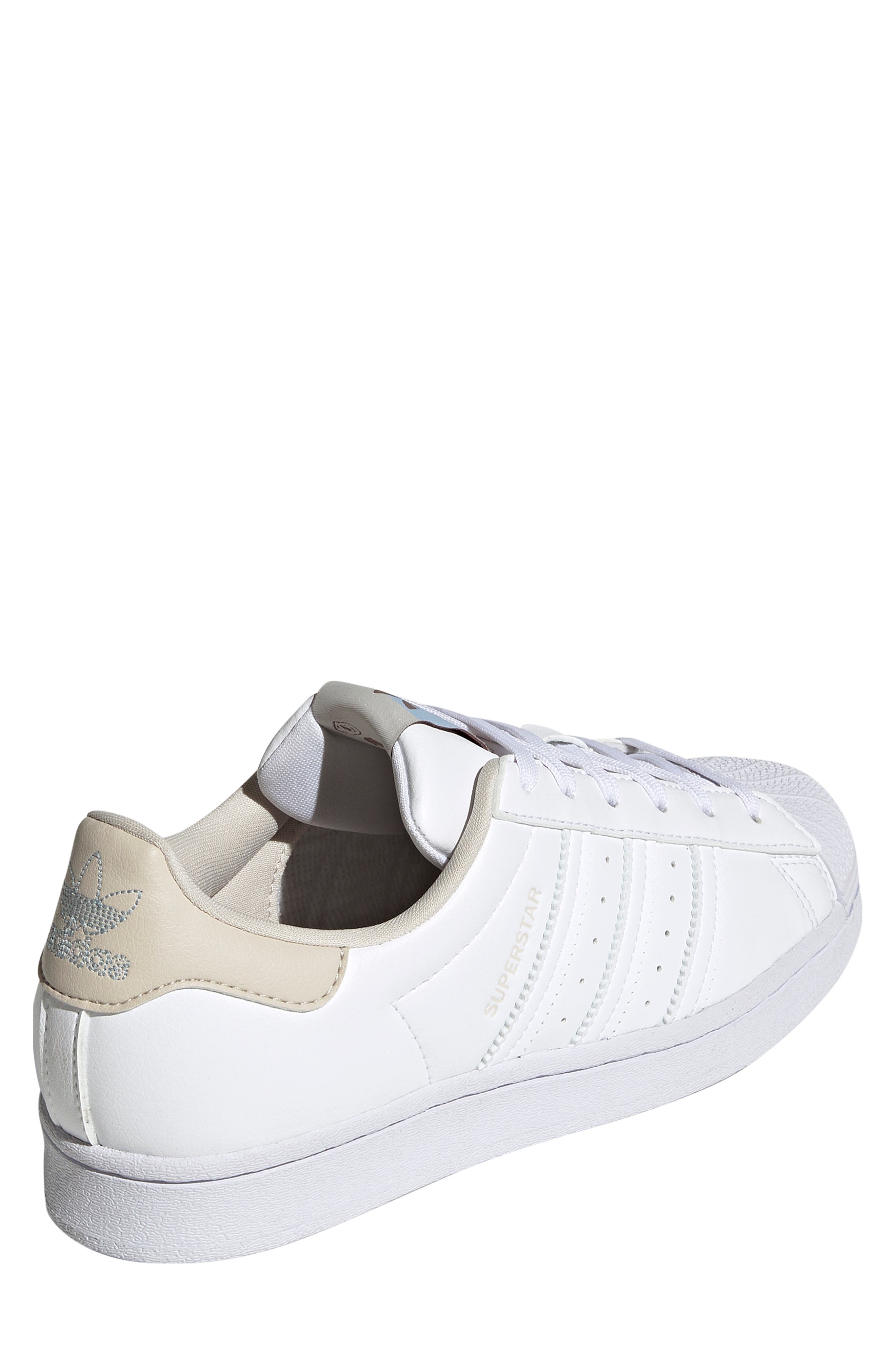 adidas Superstar Embroidered Sneaker, Alternate, color, 