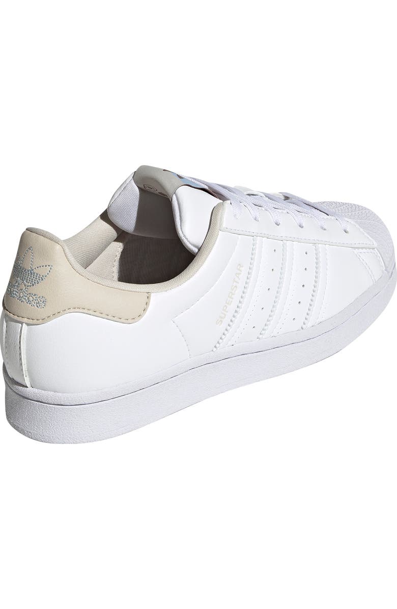 adidas Superstar Embroidered Sneaker, Alternate, color,