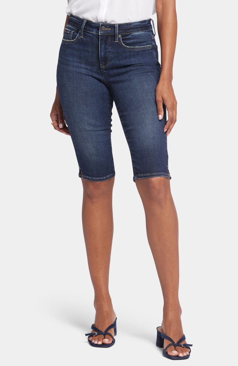 NYDJ Capri Denim Bermuda Shorts, Main, color, Lotus Gardens