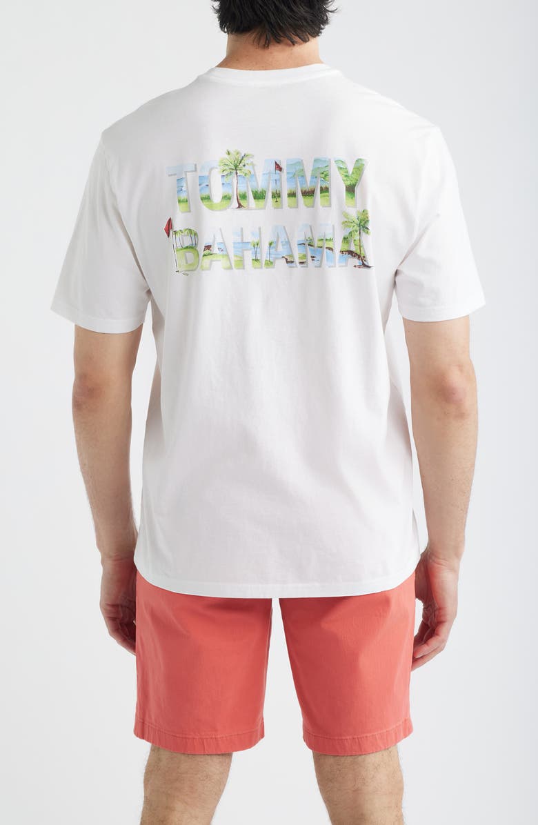 Tommy Bahama Wedge & Wave Cotton Graphic T-Shirt, Alternate, color, White
