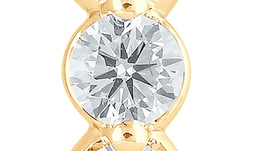 Badgley Mischka Collection 14k Gold Round Cut Lab-created Diamond Hoop Earrings In 2.5 Ctw Yellow Gold