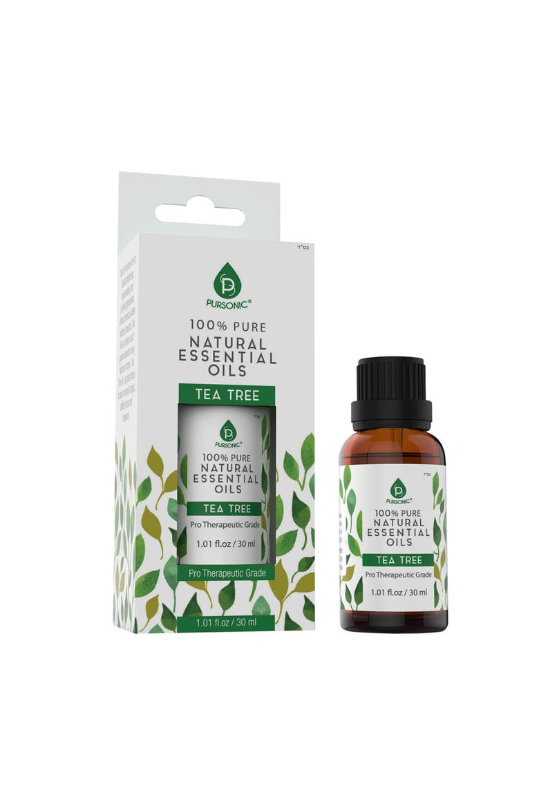 100% Pure & Natural Tea Tree Essential Oils, Main, color, Green