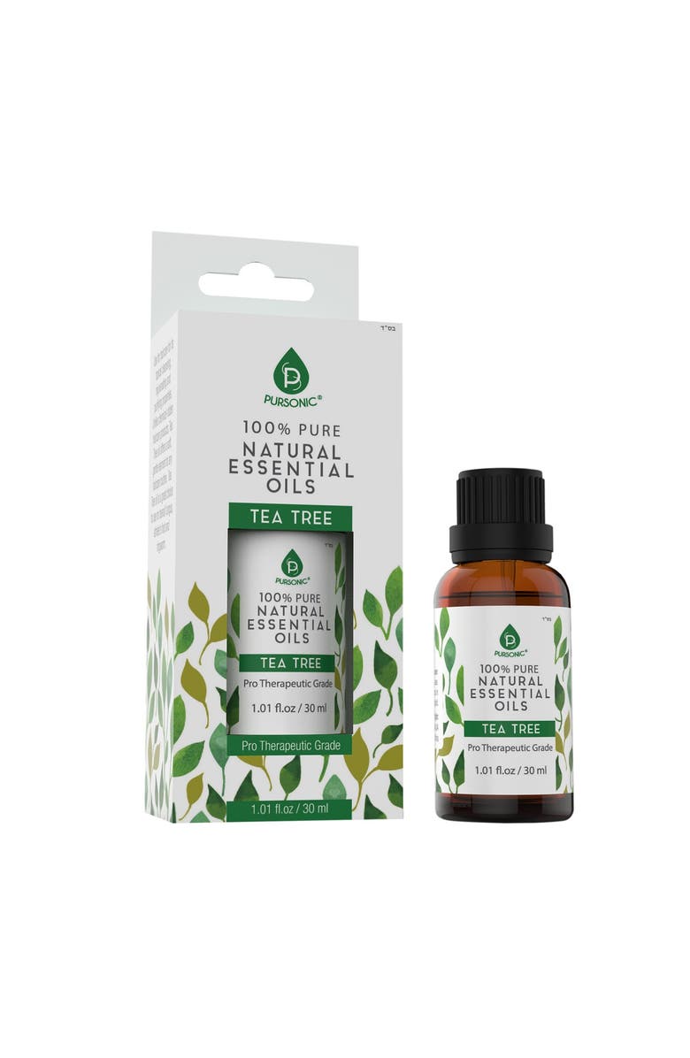 PURSONIC 100% Pure & Natural Tea Tree Essential Oils, Main, color, Green