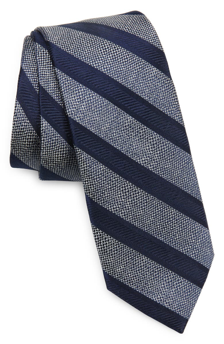 Nordstrom Hale Stripe Silk Tie, Main, color, 