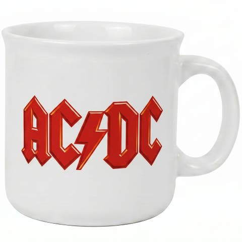 20 Oz Ac/dc Logo Ceramic Camper Mug