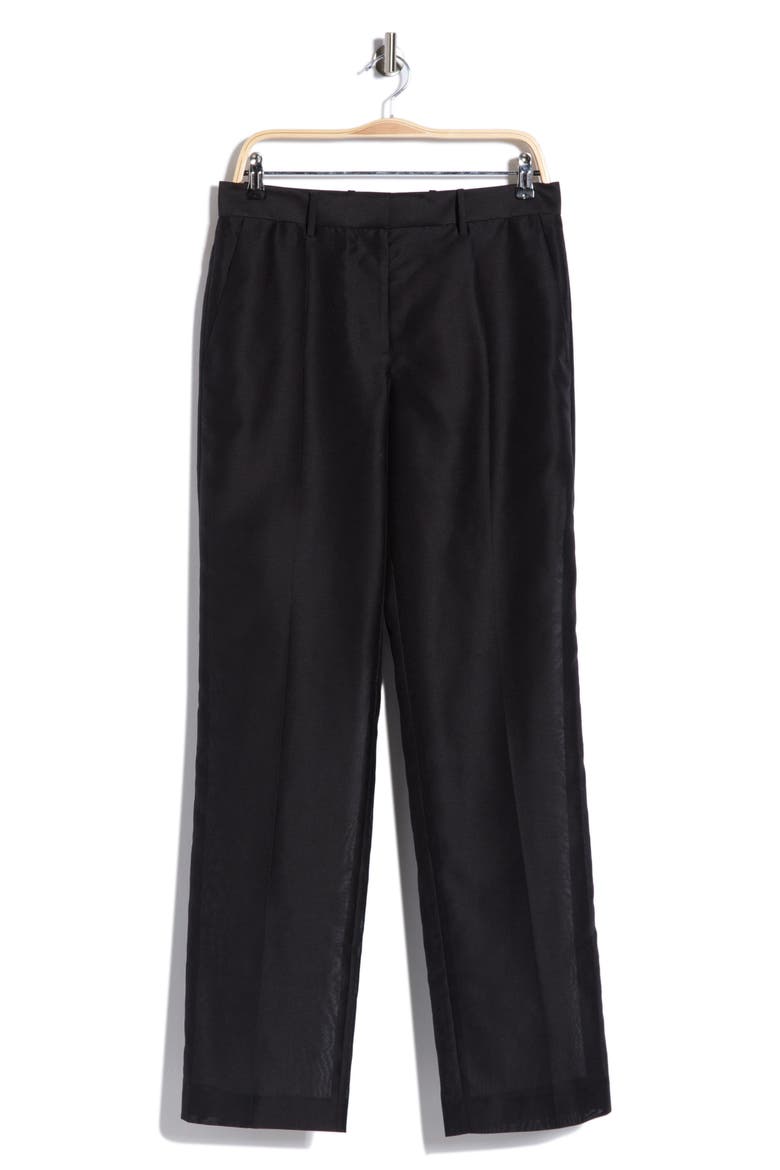 Solid Pants, Alternate, color, BLACK
