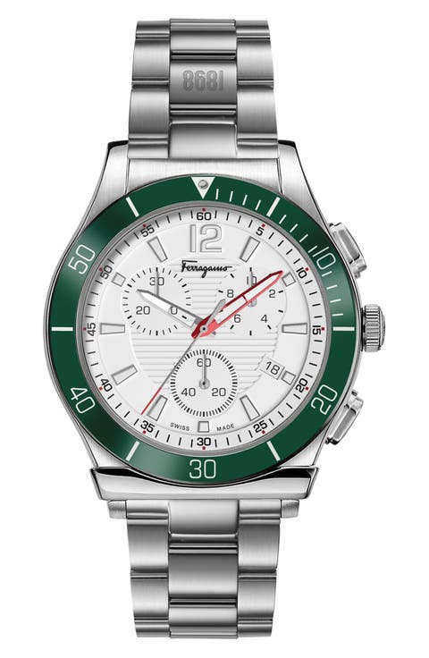 1898 Sport Chronograph Bracelet Watch, 44mm