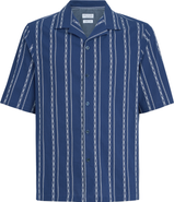 Brunello Cucinelli Seersucker short sleeve shirt