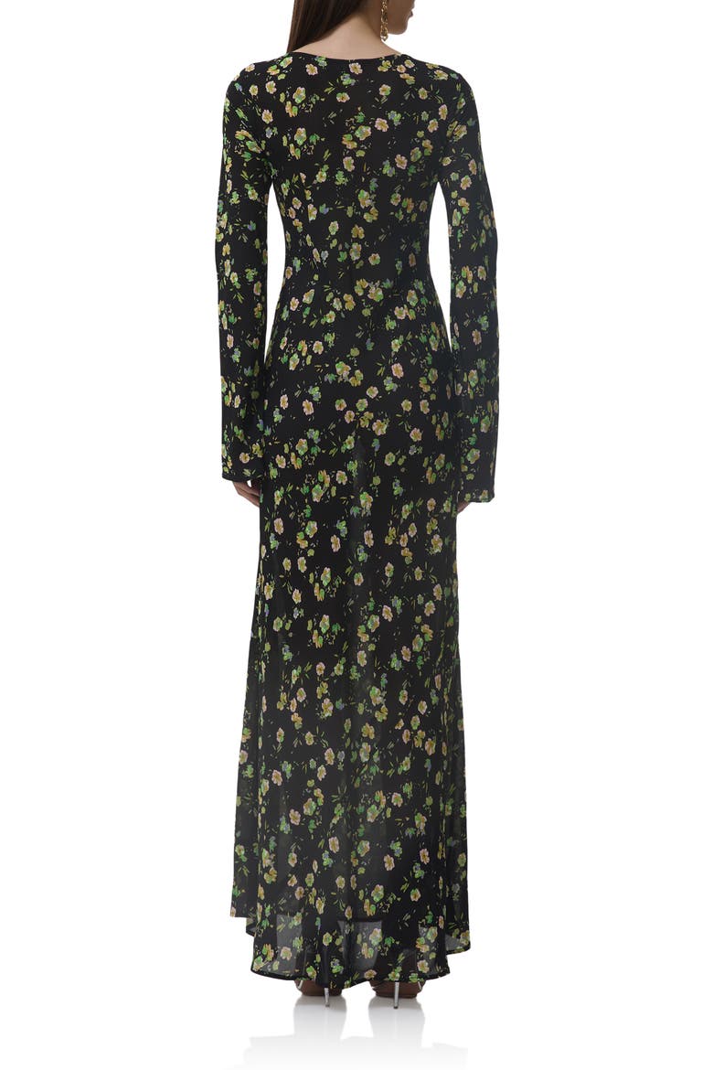 Jetta Floral Long Sleeve Maxi Dress, Alternate, color, CITRUS DAISY