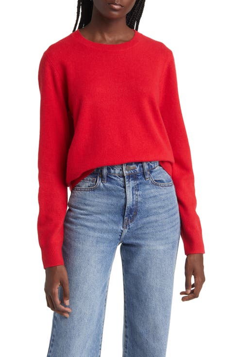 Crew Denim Wash Romper - Red Crew Denim Wash Romper - Red