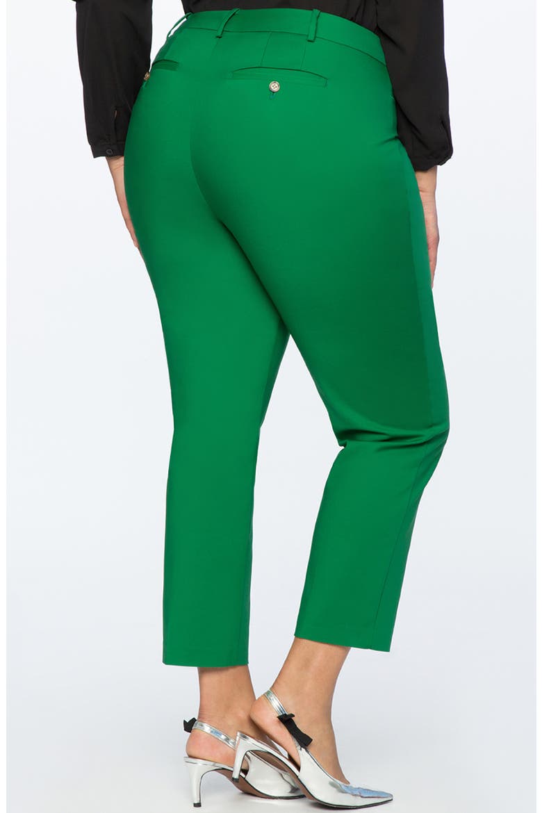 Kady Fit Double Weave Pant, Alternate, color, VERDANT GREEN