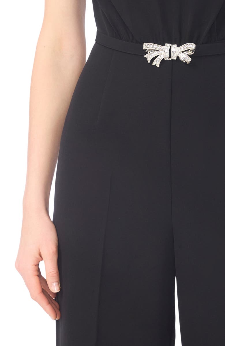 Ted Baker Anya Belted Jumpsuit, Alternate, color, Rich Black
