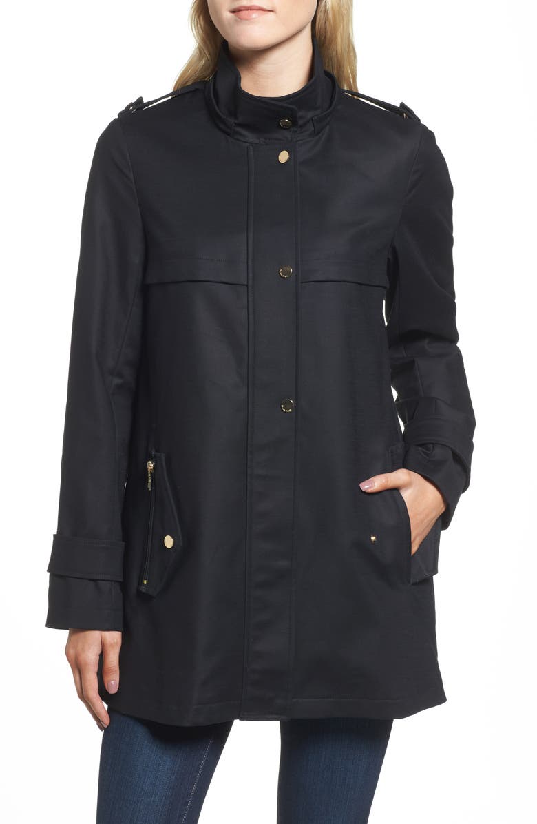 trina Trina Turk A-Line Rain Jacket, Alternate, color, 