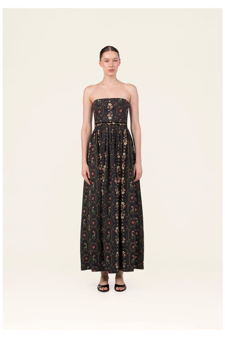 Lienzo Noche Maxi Dress, Alternate, color, Black