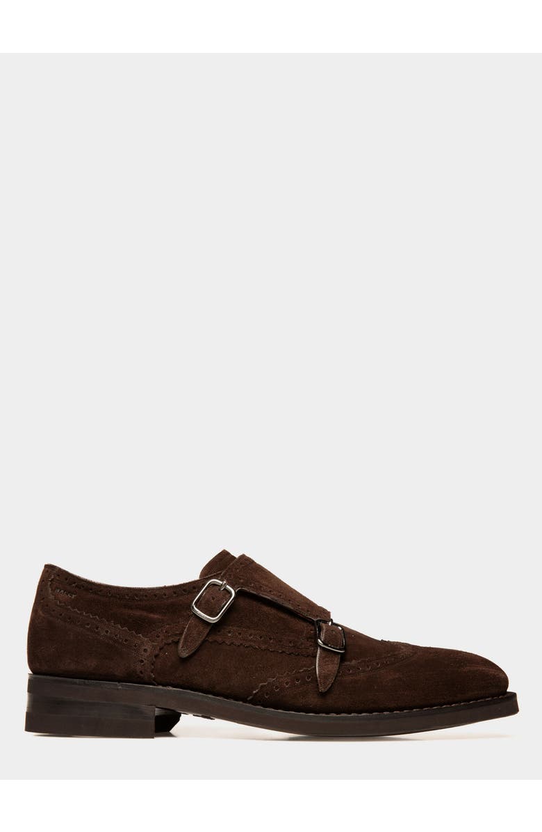 Bally Scribe Un Monk-Strap, Main, color, Brown