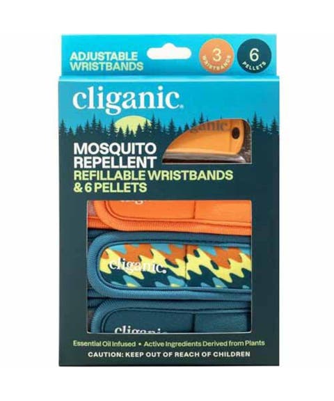 Mosquito Repellent Refillable Wristbands