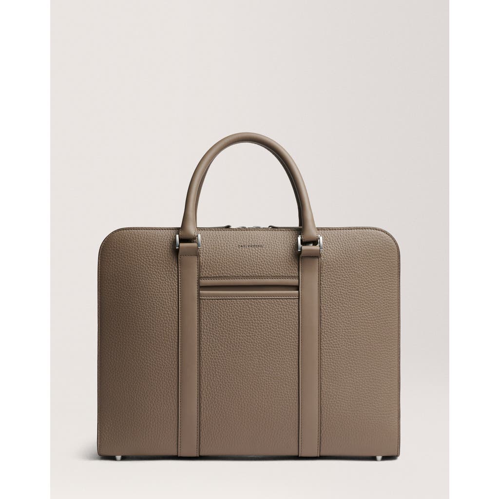 Carl Friedrik Palissy Briefcase In Taupe