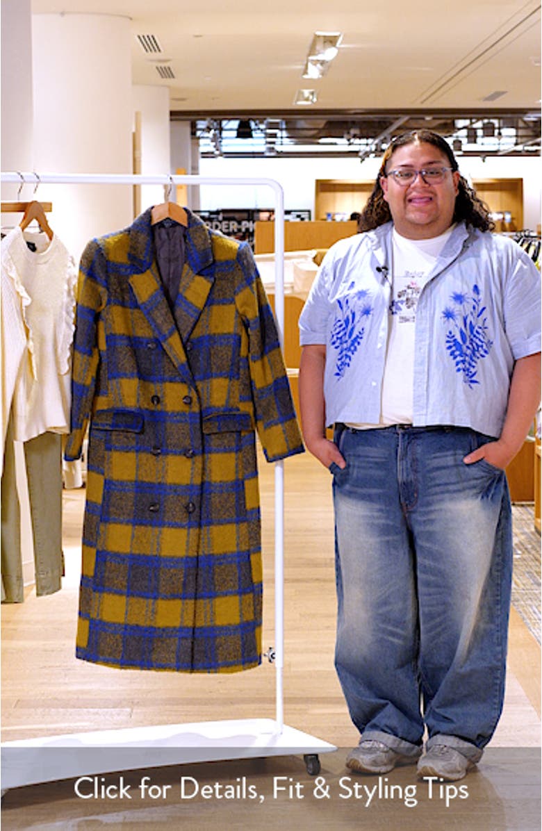 Marlowe Plaid Coat, sales video thumbnail