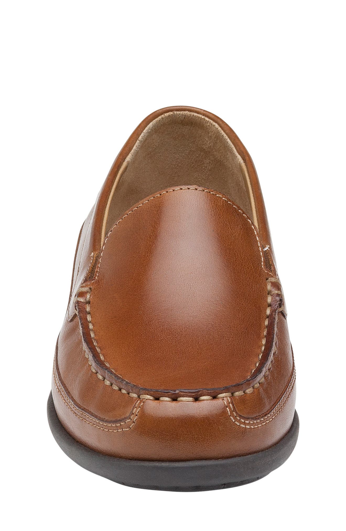 Johnston & Murphy Locklin Venetian Loafer, Alternate, color, Tan Full Grain