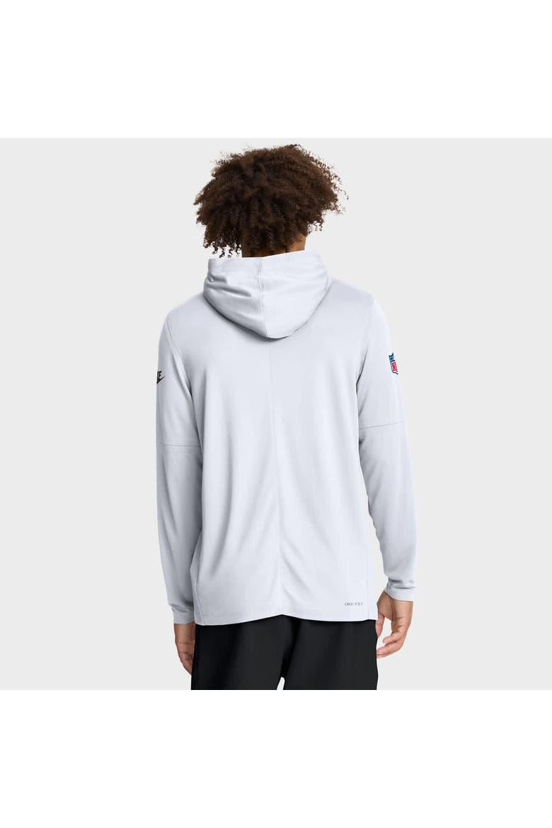 Men's Nike White Cleveland Browns Alt Pack Pass Accuracy Performance Long Sleeve Hoodie T-Shirt, Alternate, color, White