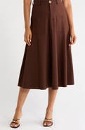 PATRIZIA LUCA Front Pocket Maxi Skirt