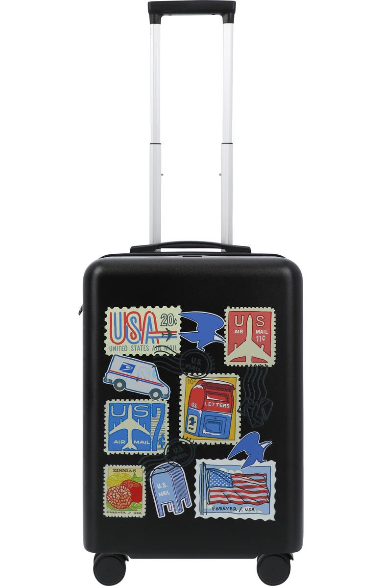 Ful USPS 22.5" CARRY-ON LUGGAGE, Alternate, color, Black