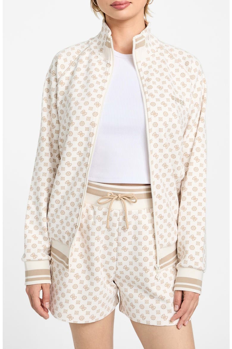 Aggie Full Zip Sweatshirt, Main, color, BEIGE