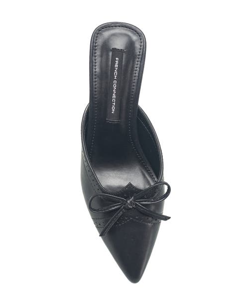 French Connection Brea Kitten Heel In Black