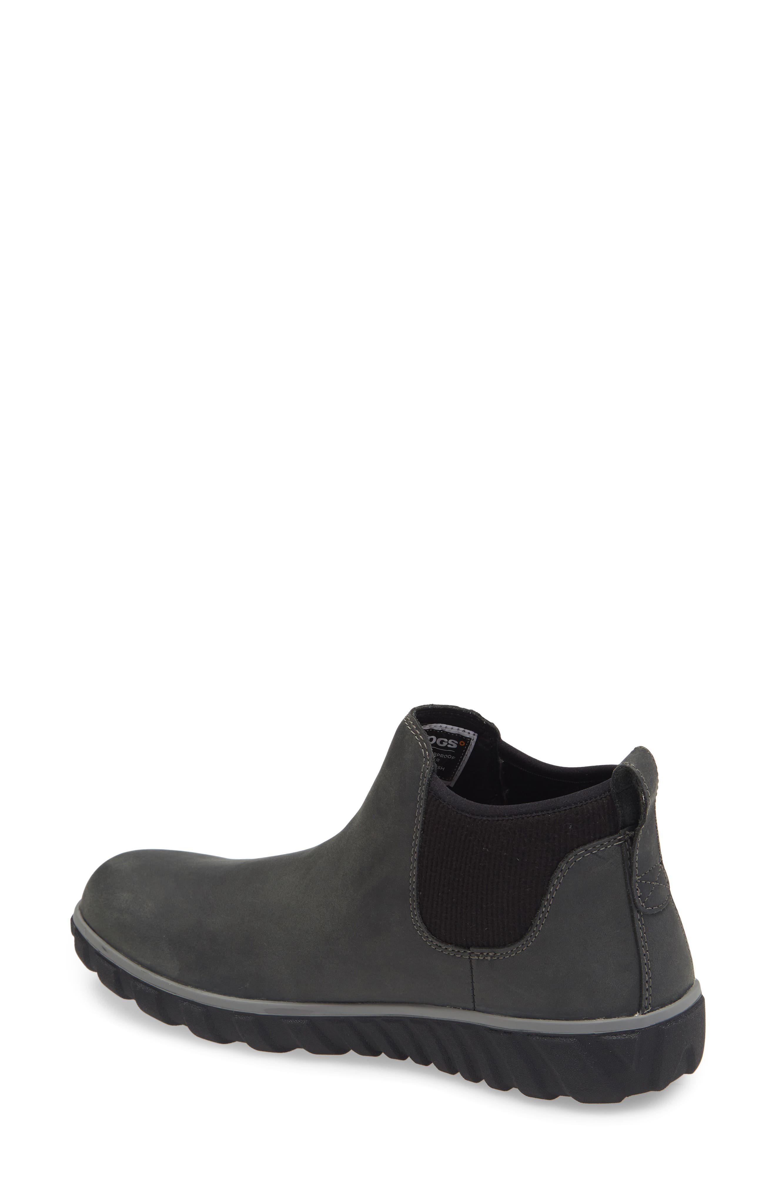 Classic Casual Waterproof Chelsea Boot, Alternate, color, DARK GRAY