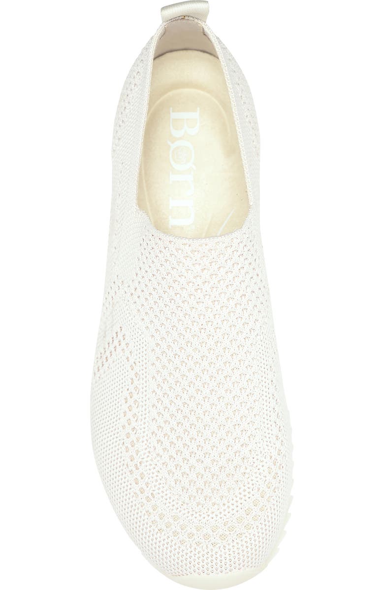 Børn Newbury Slip-On Sneaker, Alternate, color, White Knit Fabric