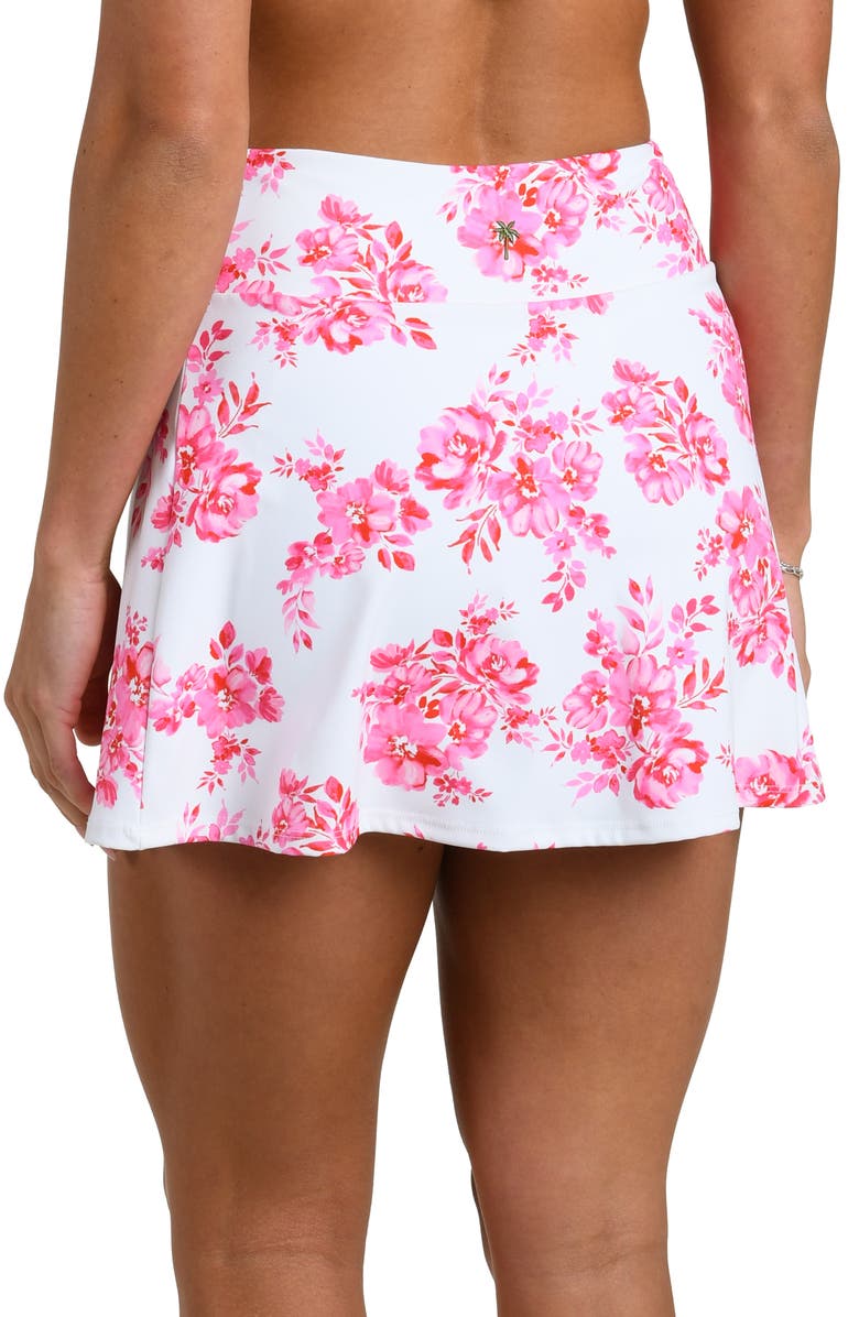 La Blanca Rally Rose Active Skort, Alternate, color, White