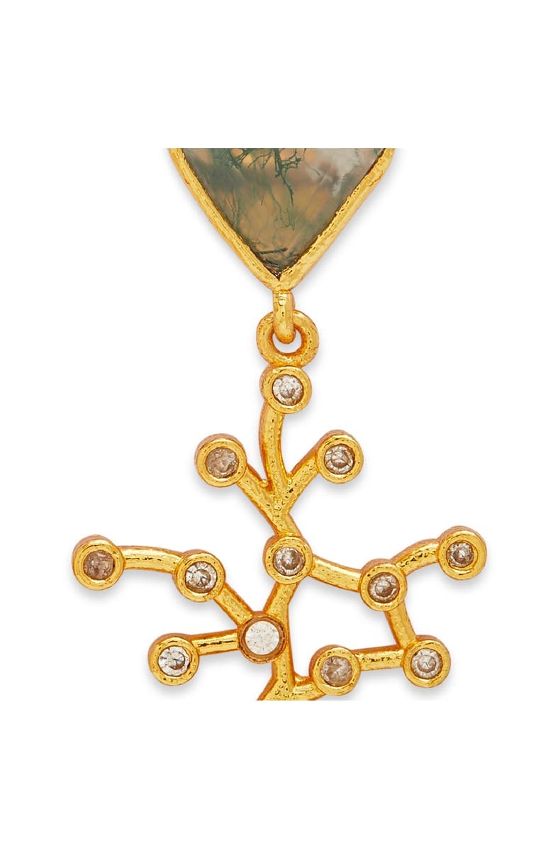 Dhwani Bhansal ZELENA MINI EARRINGS, Alternate, color, Gold Plated