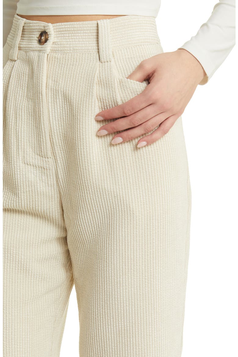Talaren Cuffed Corduroy Pants, Alternate, color, BEIGE