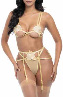 Corin Bra, G-String & Garter Belt Set