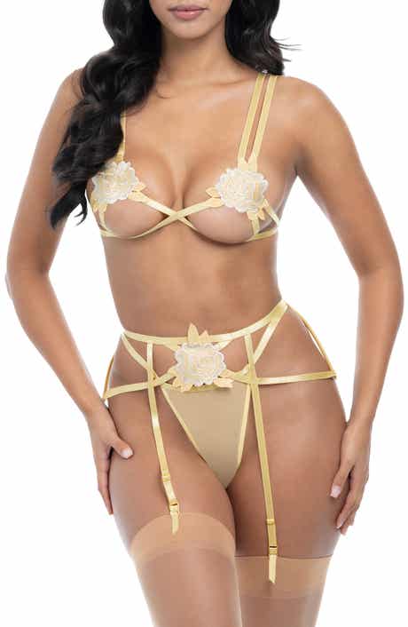 Corin Bra, G-String & Garter Belt Set