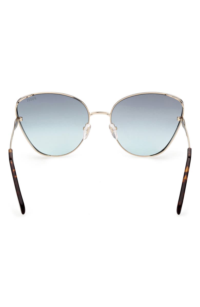 Emilio Pucci 61mm Cat Eye Sunglasses, Alternate, color, 