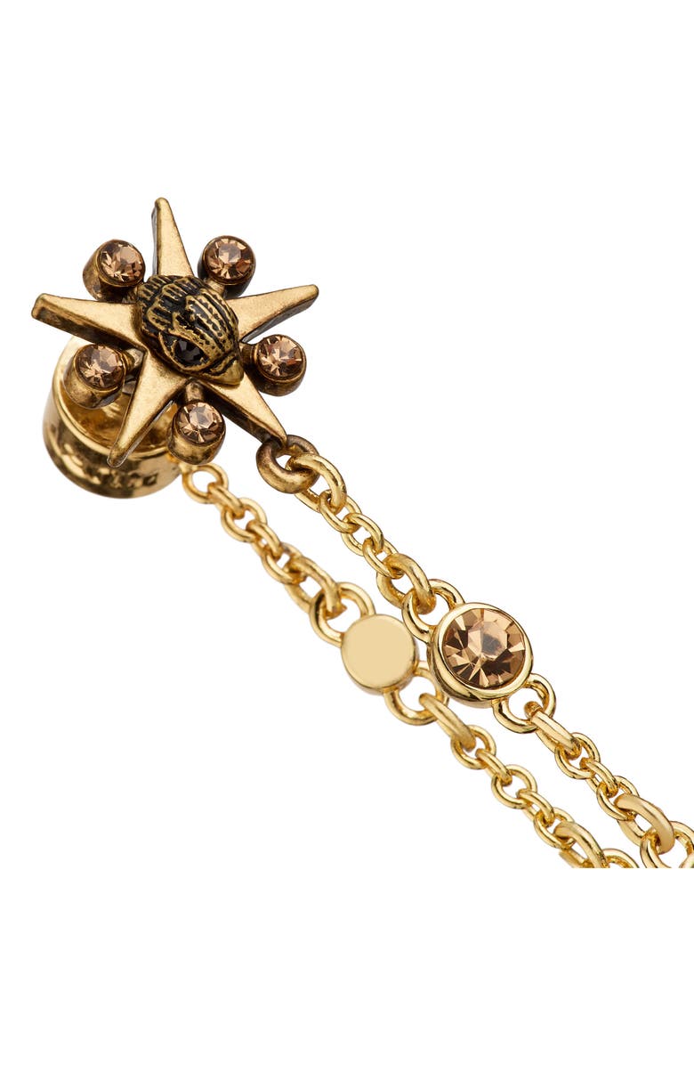Kurt Geiger London Eagle Star Front/Back Earrings, Alternate, color,