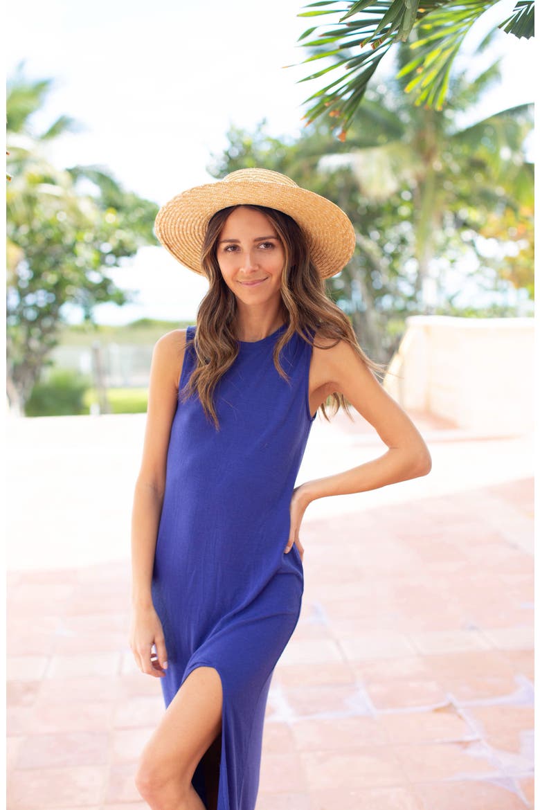 Straw Boater Hat (Nordstrom Exclusive), Alternate, color, NATURAL