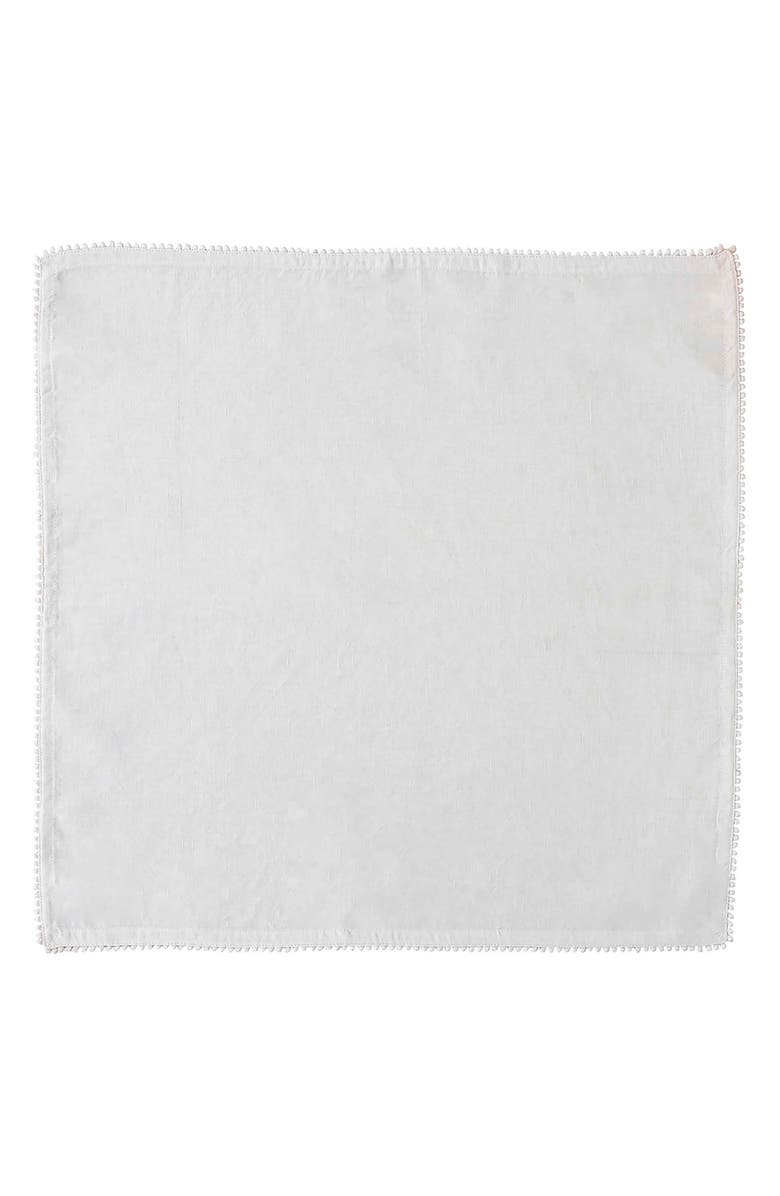 Juliska Berry Trim Set of 4 Cotton & Linen Napkins, Alternate, color, 