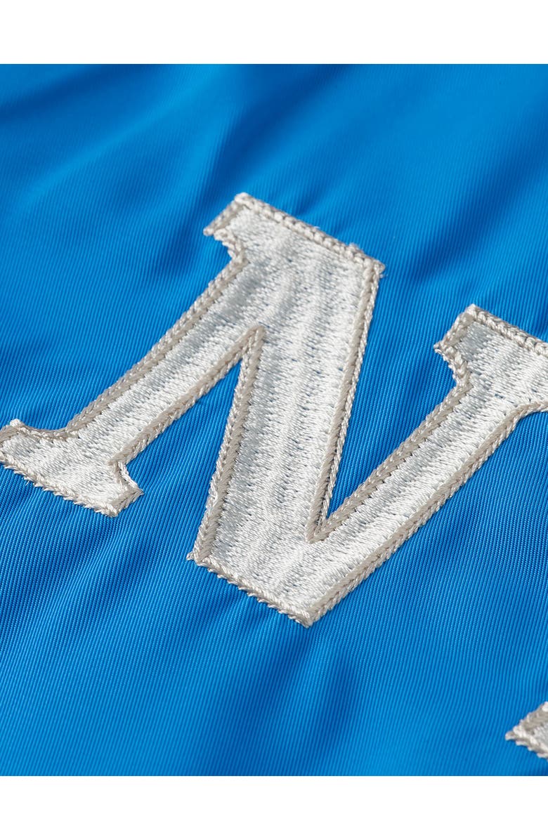 Scotch & Soda Embroidered Satin Club Jacket, Alternate, color, League Blue