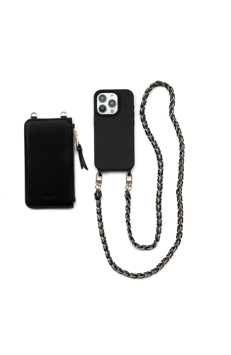 Cordée Cases 3-Piece Crossbody Phone Case Set - iPhone 17 Air/Pro/Max, Main, color, Black - Iphone 17 Pro Max