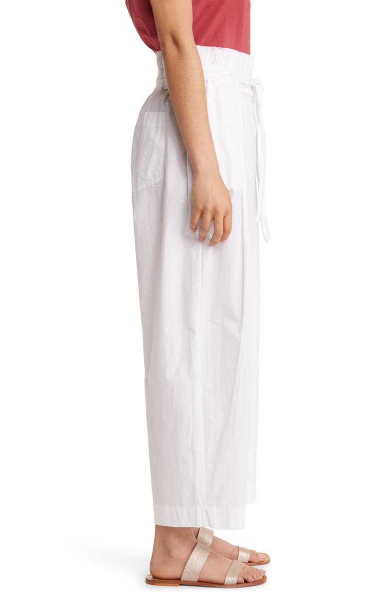 Masai Copenhagen Paziat Paperbag Waist Wide Leg Trousers, Alternate, color, 