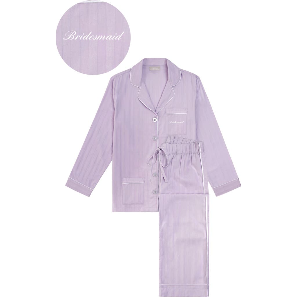 Kip. Kip Bridesmaid Cotton Long Pajama Set