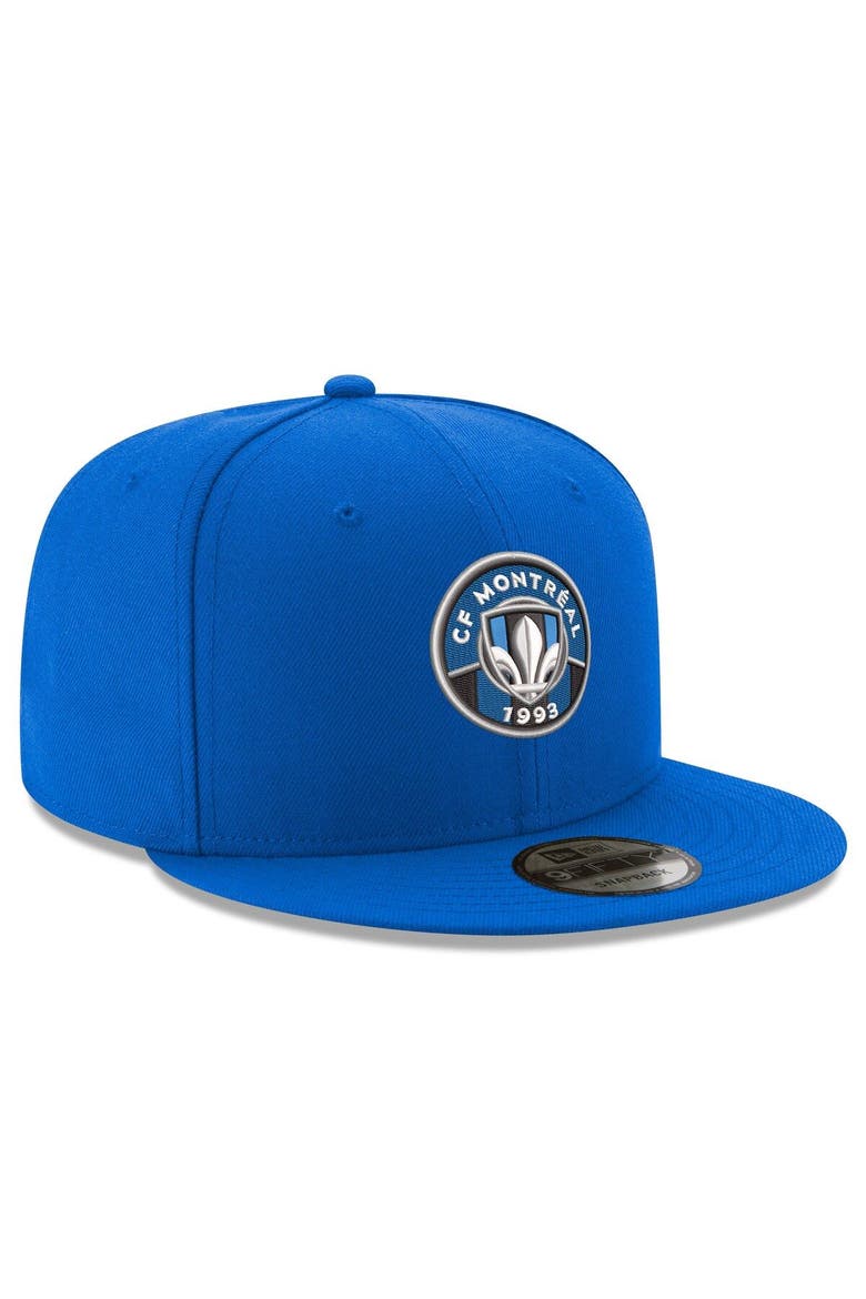 Men's New Era Blue CF Montreal Primary Logo 9FIFTY Snapback Adjustable Hat, Alternate, color, Blue