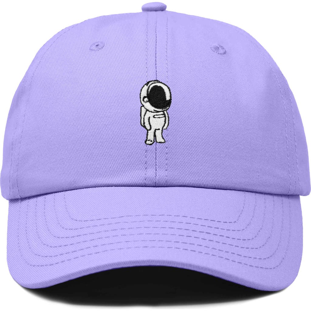 Dalix Astronaut Embroidered Space Hat In Lavender