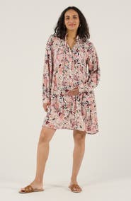 Cache Coeur Maternity and Nursing Shirt Shirt Dress Capucine