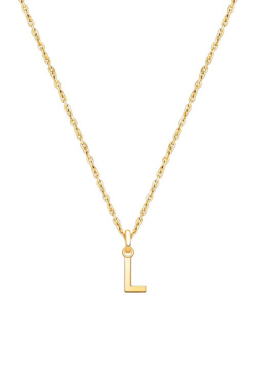 Tiny Blessings 14k Gold Modern Initial 12-14" Necklace In Gold