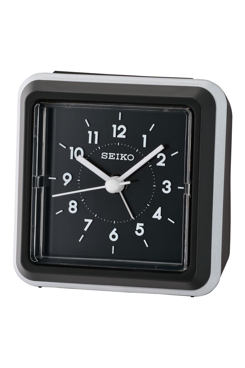 Ena Alarm Clock, Main, color, BLACK